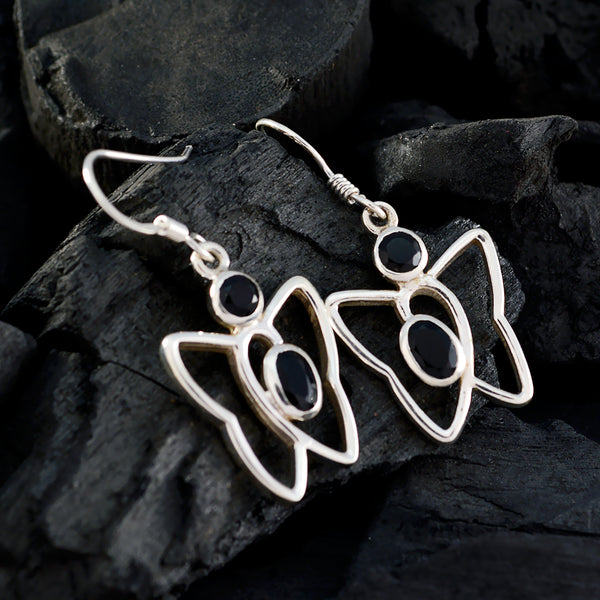 Black-Onyx-Spanish-Nova-multiple-Dangle-Black-925-Sterling-Silver-Earring