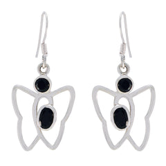 Black-Onyx-Spanish-Nova-multiple-Dangle-Black-925-Sterling-Silver-Earring