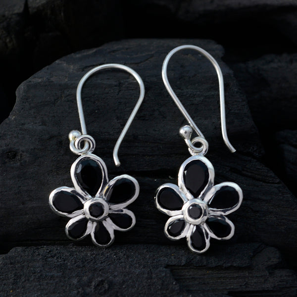 Black-Onyx-Australian-Jia-multiple-Dangle-Black-Sterling-Silver-Earring