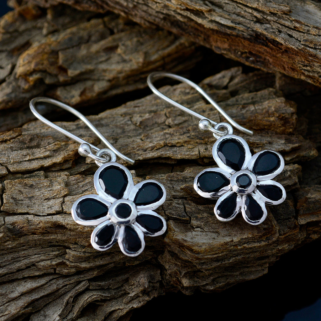 Black-Onyx-Australian-Jia-multiple-Dangle-Black-Sterling-Silver-Earring