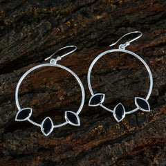 Black-Onyx-Moroccan-Leah-Trilogy-Dangle-Black-Sterling-Silver-Earring