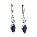 Black-Onyx-Japanese-Ha-eun-multiple-Dangle-Black-92.5-Silver-Earring