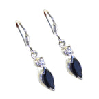 Black-Onyx-Japanese-Ha-eun-multiple-Dangle-Black-92.5-Silver-Earring