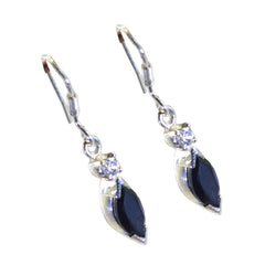 Black-Onyx-Japanese-Ha-eun-multiple-Dangle-Black-92.5-Silver-Earring