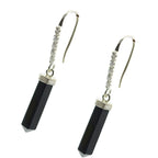 Black-Onyx-Italian-Haruka-multiple-Dangle-Black-Sterling-Silver-Earring