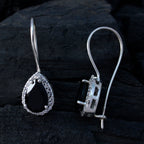 Black-Onyx-Mexican-Hua-multiple-Dangle-Black-925-Sterling-Silver-Earring