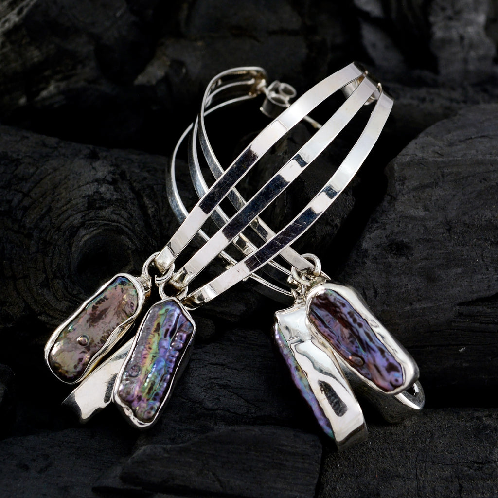 Grey-Pearl-Australian-Hye-jin-multiple-Dangle-Gray-925-Sterling-Silver-Earring