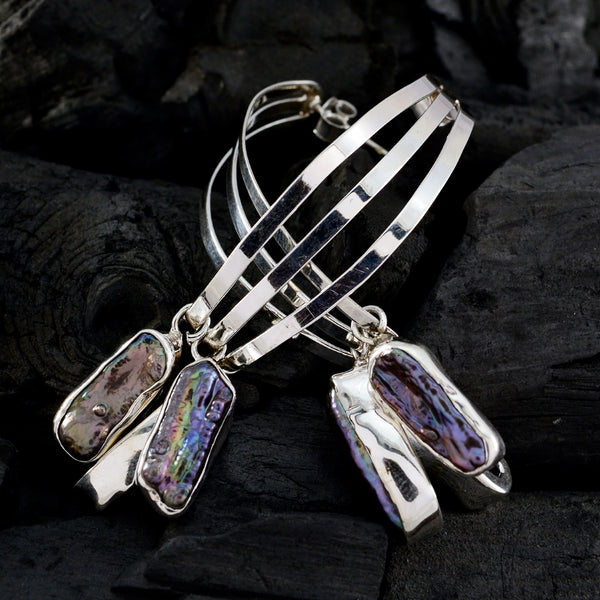Grey-Pearl-Australian-Hye-jin-multiple-Dangle-Gray-925-Sterling-Silver-Earring