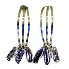 Grey-Pearl-Australian-Hye-jin-multiple-Dangle-Gray-925-Sterling-Silver-Earring