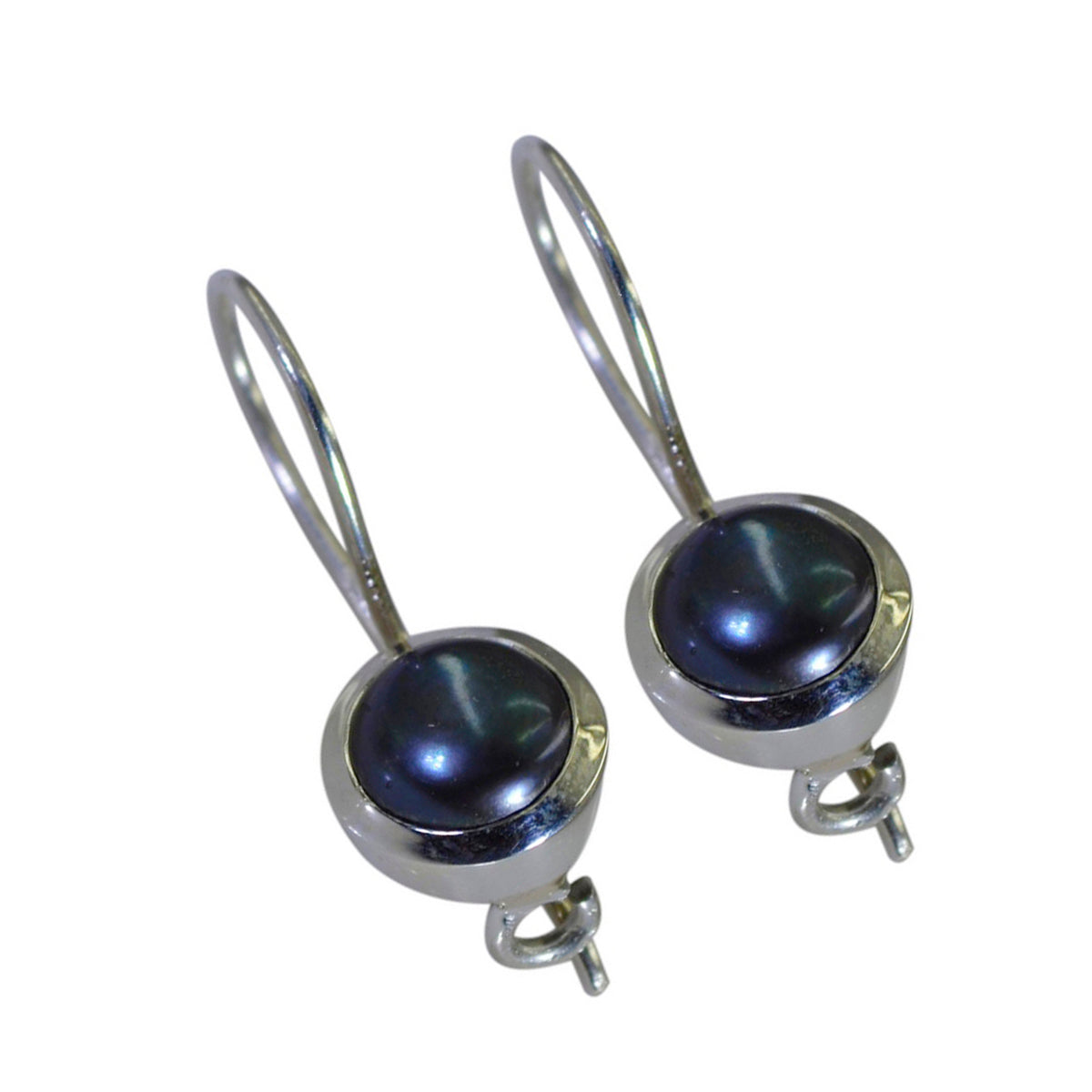 Grey-Pearl-Spanish-Jia-multiple-Dangle-Gray-925-Silver-Earring