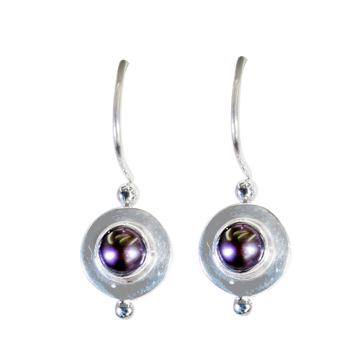 Grey-Pearl-French-Jiwoo-Solitaire-Dangle-Gray-Sterling-Silver-Earring