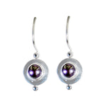 Grey-Pearl-French-Jiwoo-Solitaire-Dangle-Gray-Sterling-Silver-Earring