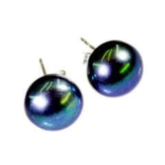 Grey-Pearl-African-Ling-Solitaire-Stud-Gray-92.5-Silver-Earring