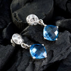 Blue-Topaz-Egyptian-Naomi-multiple-Stud-Blue-925-Silver-Earring