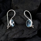 Blue-topaz-Korean-Aurora-Solitaire-Dangle-Blue-92.5-Silver-Earring