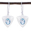 Blue-Topaz-Turkish-Seo-yeon-Solitaire-Dangle-Blue-925-Sterling-Silver-Earring