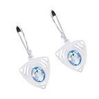 Blue-Topaz-Turkish-Seo-yeon-Solitaire-Dangle-Blue-925-Sterling-Silver-Earring