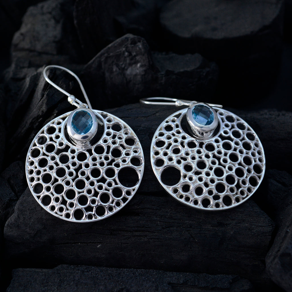 Blue-Topaz-Italian-Soo-jin-Solitaire-Dangle-Blue-925-Silver-Earring