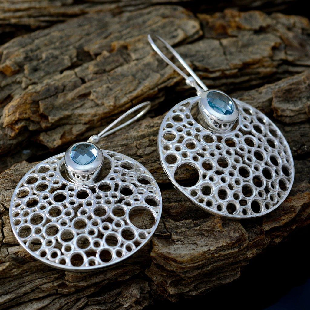 Blue-Topaz-Italian-Soo-jin-Solitaire-Dangle-Blue-925-Silver-Earring