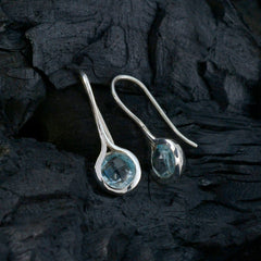 Blue-Topaz-German-Harper-Solitaire-Dangle-Blue-Sterling-Silver-Earring