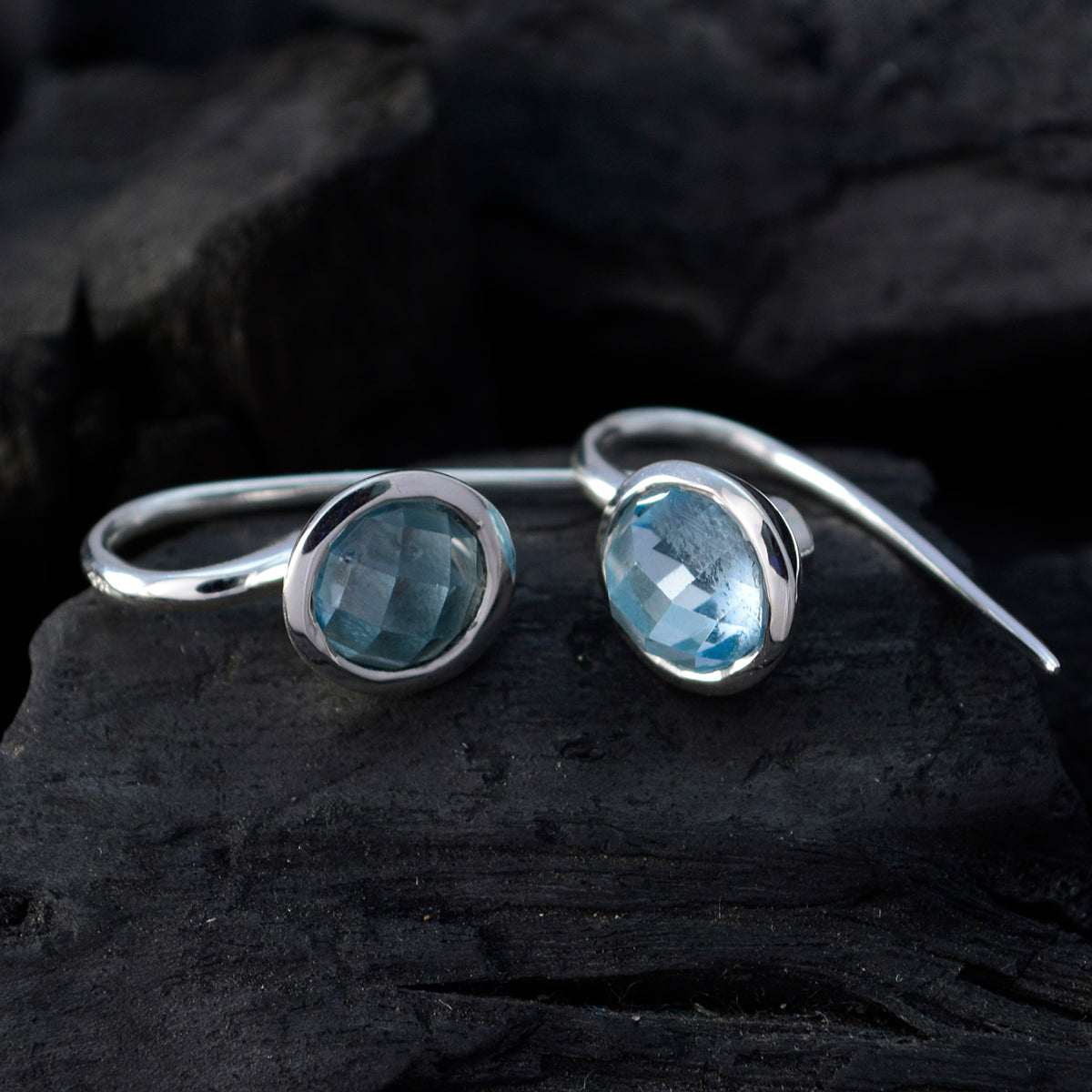 Blue-topaz-Turkish-Andrea-Solitaire-Stud-Blue-925-Silver-Earring