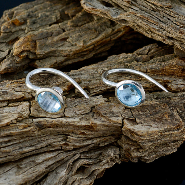 Blue-topaz-Turkish-Andrea-Solitaire-Stud-Blue-925-Silver-Earring