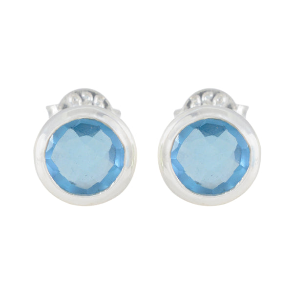 Blue-Topaz-Korean-Soo-jin-Solitaire-Stud-Blue-Silver-Earring