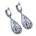 Blue-Topaz-Indian-Ayesha-multiple-Stud-Blue-925-Silver-Earring