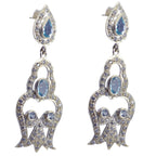 Blue-Topaz-Indian-Dewi-multiple-Stud-Blue-925-Sterling-Silver-Earring
