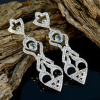 Blue-Topaz-Indian-Araya-multiple-Dangle-Blue-92.5-Silver-Earring