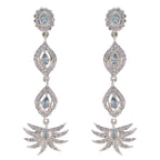 Blue-Topaz-Indian-Kristine-multiple-Stud-Blue-925-Sterling-Silver-Earring