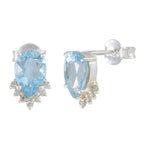 Blue-Topaz-Spanish-Ying-multiple-Stud-Blue-925-Silver-Earring