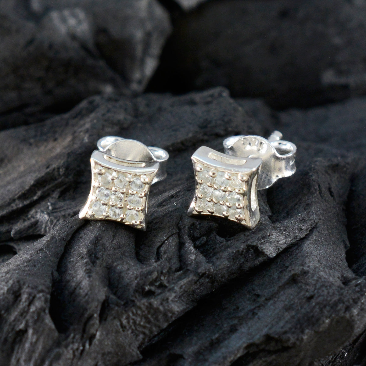 Blue-Topaz-Egyptian-Victoria-multiple-Stud-Blue-925-Sterling-Silver-Earring