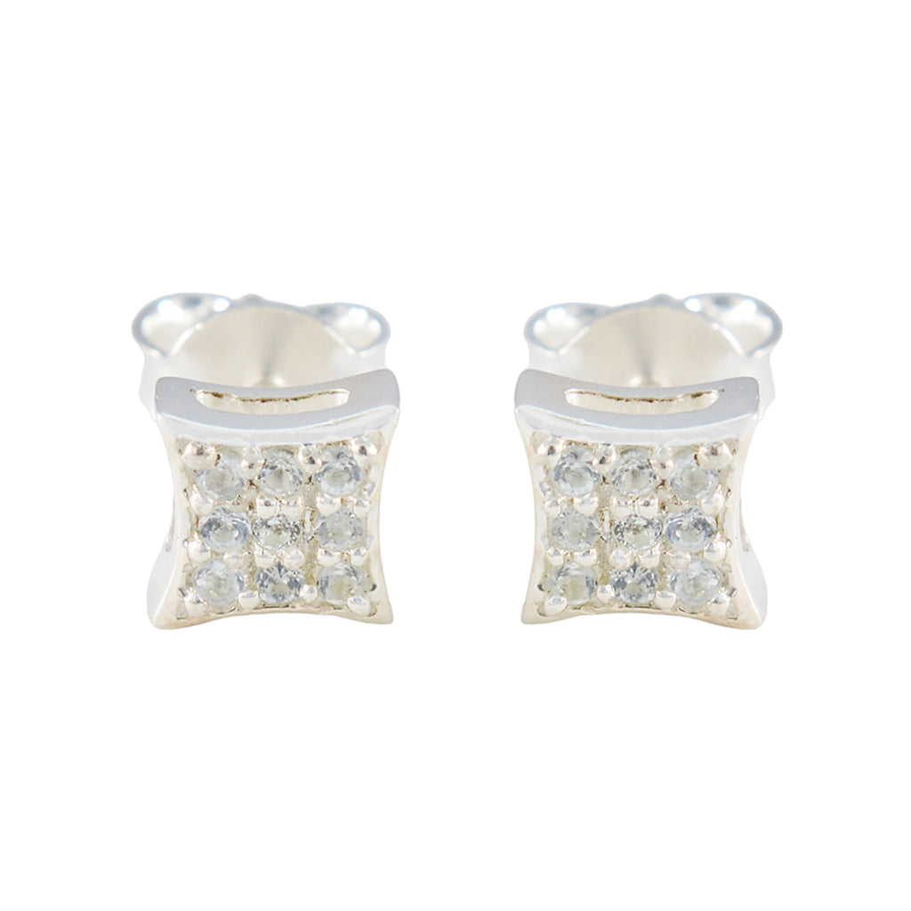 Blue-Topaz-Egyptian-Victoria-multiple-Stud-Blue-925-Sterling-Silver-Earring