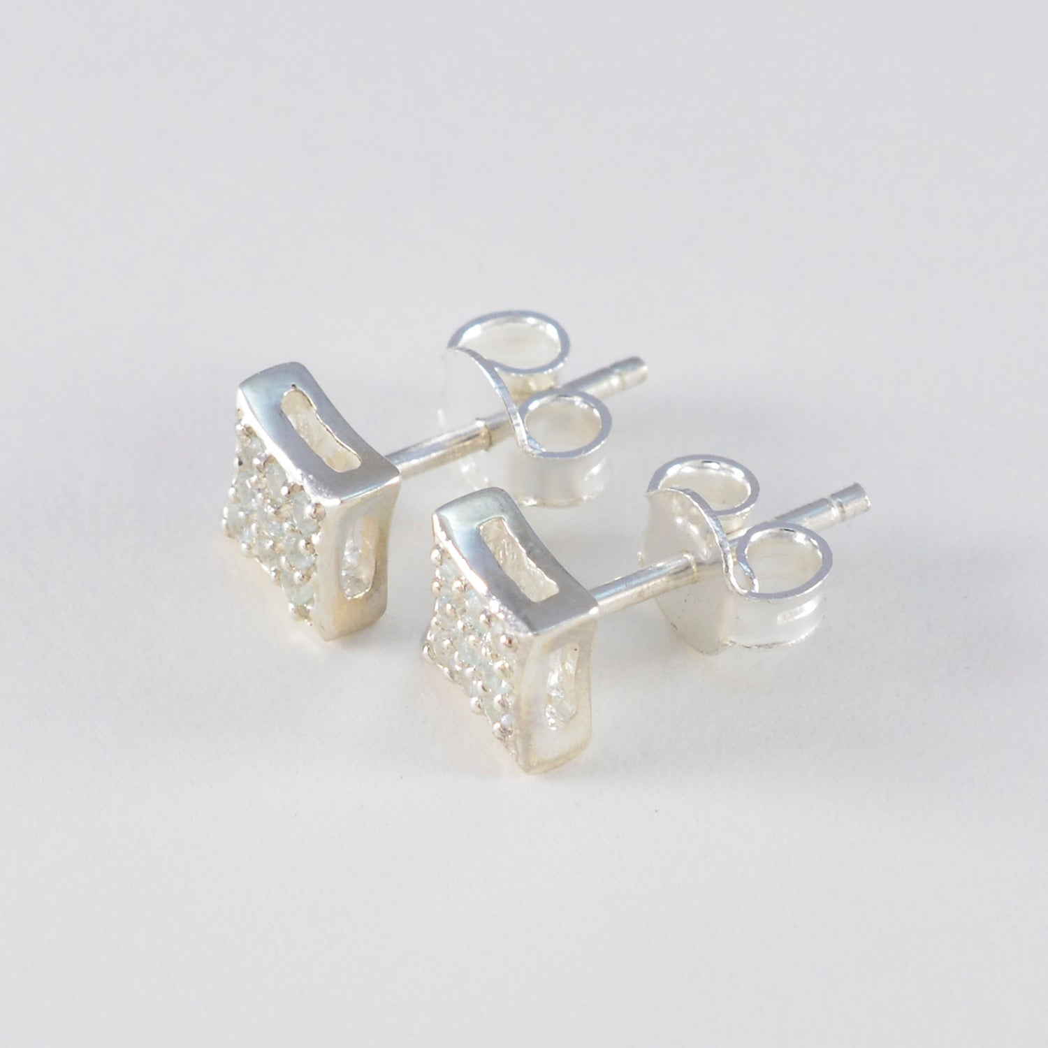 Blue-Topaz-Egyptian-Victoria-multiple-Stud-Blue-925-Sterling-Silver-Earring