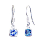 Blue-topaz-American-Nella-multiple-Dangle-Blue-92.5-Silver-Earring
