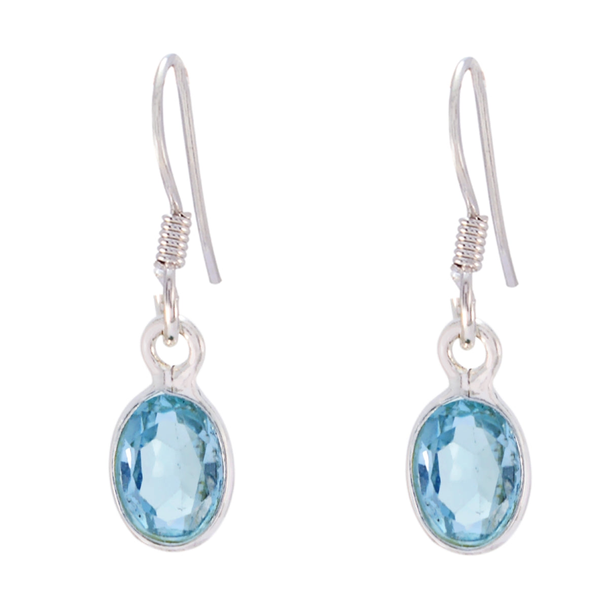 Blue-Topaz-Latin-American-Yuki-multiple-Dangle-Blue-92.5-Silver-Earring