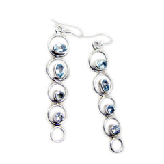 Blue-Topaz-German-Agustina-multiple-Dangle-Blue-Sterling-Silver-Earring