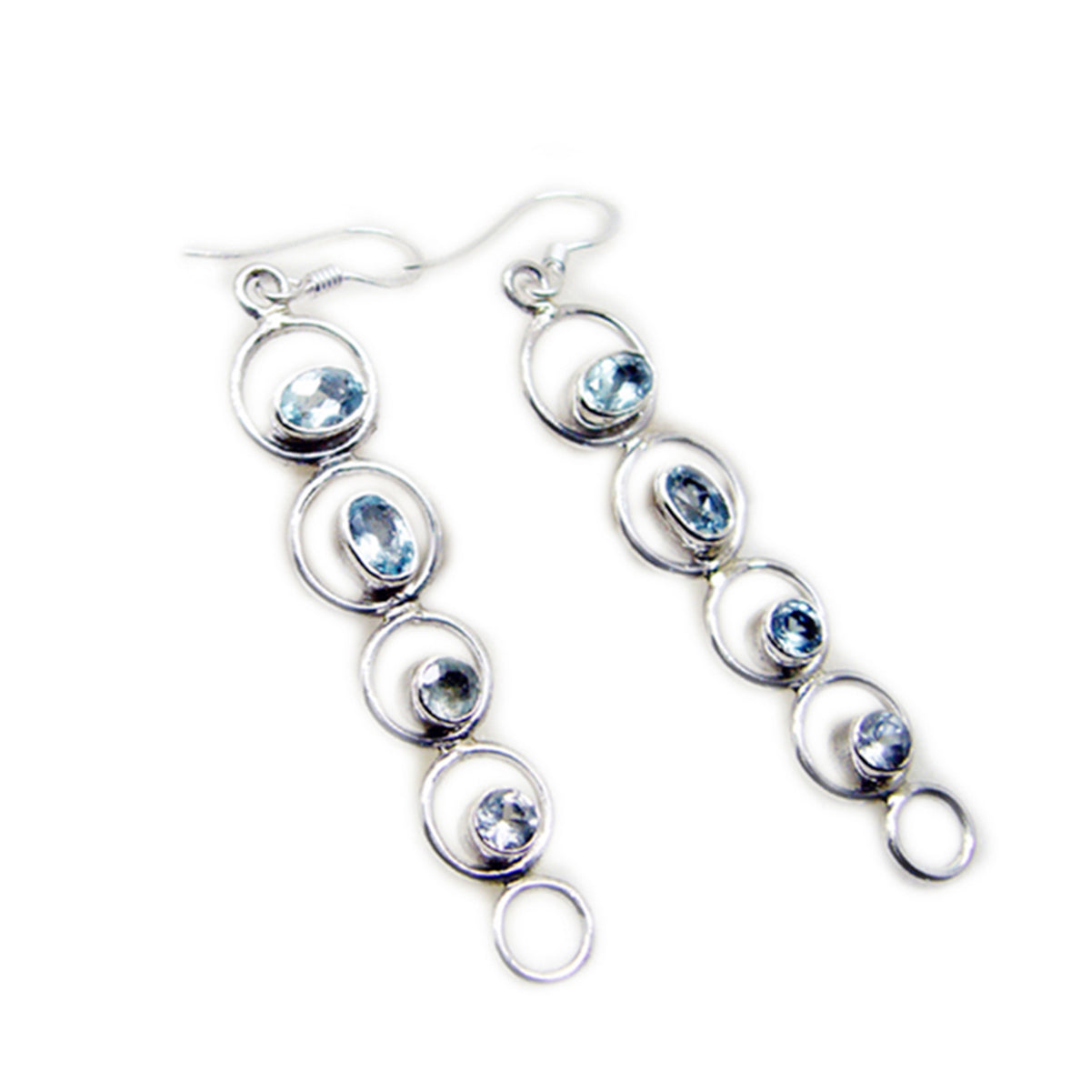 Blue-Topaz-German-Agustina-multiple-Dangle-Blue-Sterling-Silver-Earring