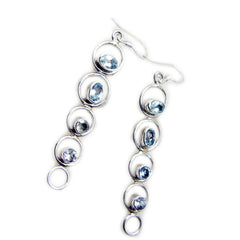 Blue-Topaz-German-Agustina-multiple-Dangle-Blue-Sterling-Silver-Earring