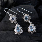 Blue-Topaz-African-Alejandra-multiple-Dangle-Blue-92.5-Silver-Earring