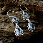 Blue-Topaz-African-Alejandra-multiple-Dangle-Blue-92.5-Silver-Earring