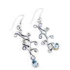 Blue-Topaz-Moroccan-Ana-multiple-Dangle-Blue-Sterling-Silver-Earring