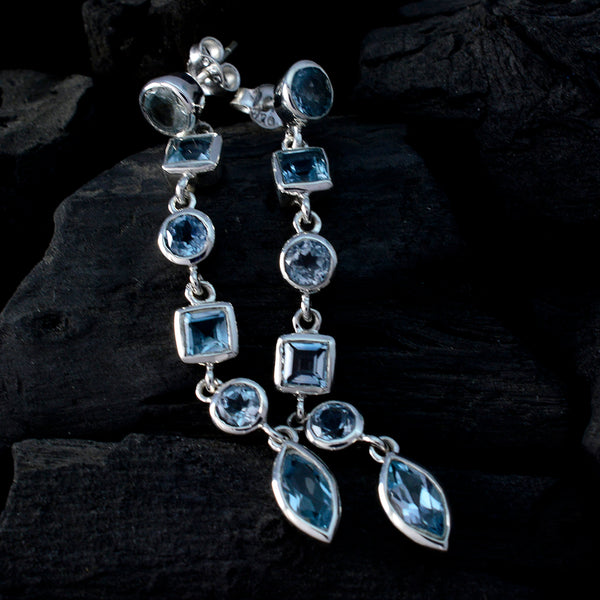 Blue-Topaz-Egyptian-Andrea-multiple-Stud-Blue-925-Sterling-Silver-Earring