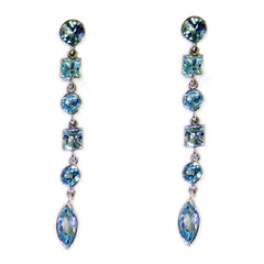 Blue-Topaz-Egyptian-Andrea-multiple-Stud-Blue-925-Sterling-Silver-Earring