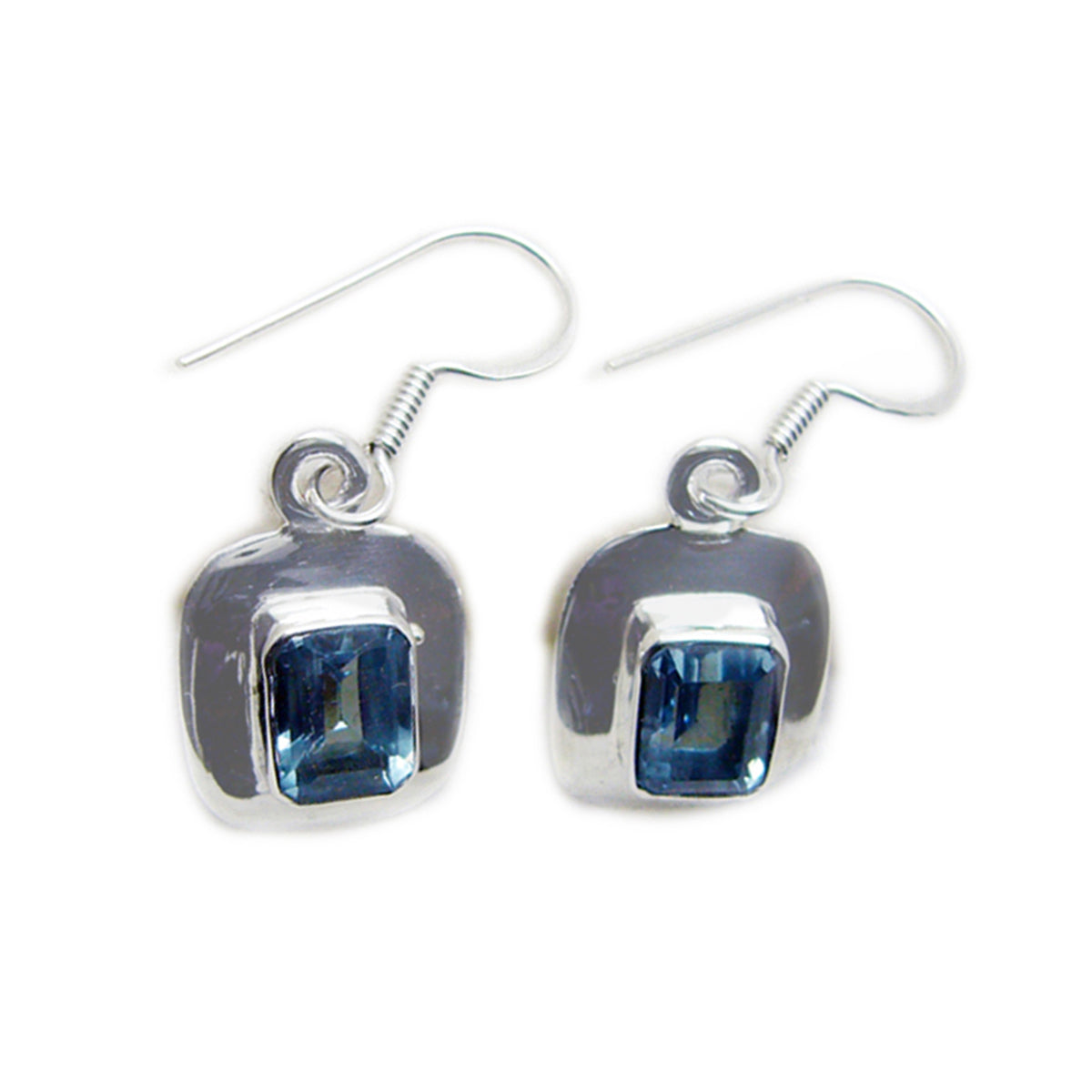 Blue-Topaz-Korean-Antonia-multiple-Dangle-Blue-Sterling-Silver-Earring