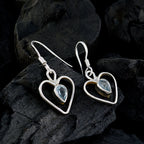 Blue-topaz-Mexican-Ines-multiple-Dangle-Blue-Silver-Earring