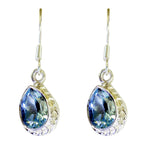 Blue-Topaz-Turkish-Bruna-multiple-Dangle-Blue-925-Sterling-Silver-Earring