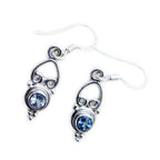 Blue-Topaz-Middle-Eastern-Carla-multiple-Dangle-Blue-925-Silver-Earring