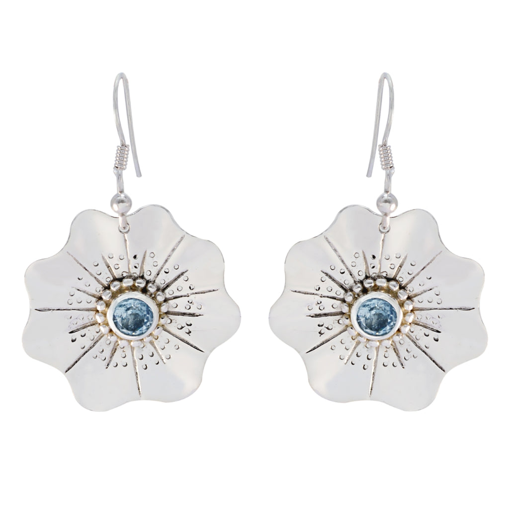 Blue-topaz-Australian-Abigail-Solitaire-Dangle-Blue-925-Sterling-Silver-Earring